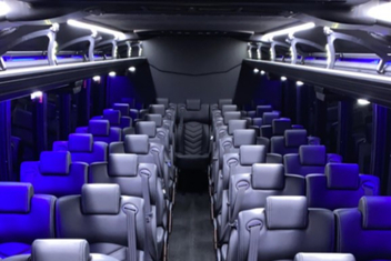 Royal Oak Charter Bus Interior