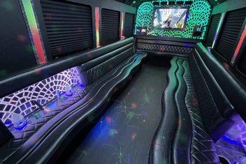 Royal Oak Limo Bus Interior